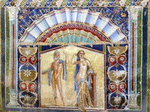 Herkulaneum - Mosaik von Neptun und Anfitrite