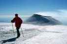 Winterwanderung am Ätna am Cratere Laghetto vorbei (Eruption 2001)