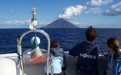 Überfahrt zum Stromboli mit Privatboot