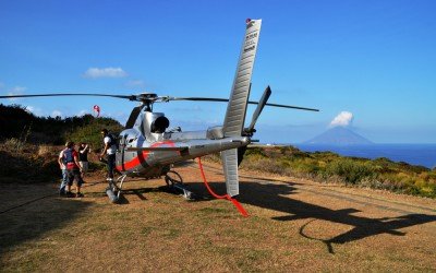 Mit Air Panarea zum Stromboli...