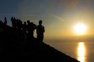 Aufstieg auf den Stromboli im Sonnenuntergang