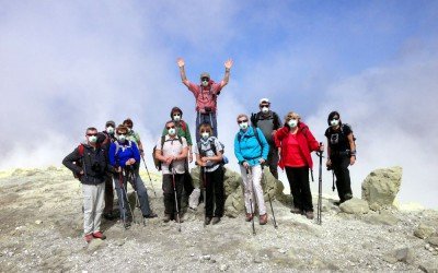 Reisegruppe auf Vulcano