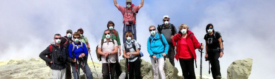 Reisegruppe auf Vulcano