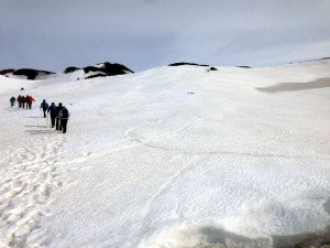 Schneewanderung am Ätna