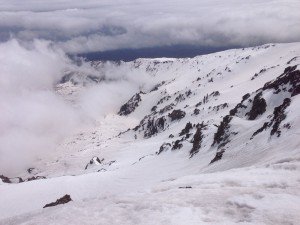 Verschneiter Blick ins Valle del Bove