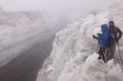 Viel Schnee und Nebel am Ätna