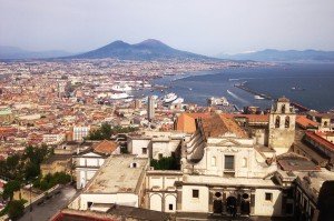 Blick vom Vomero über Neapel