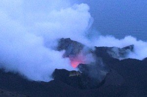 Stromboli - immerhin ein wenig Aktivität