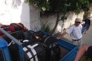 Antonios Gepäcktransport auf Stromboli - zuverlässig, pünktlich, ortstypisch