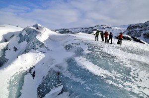 Auf dem Sólheimajökull