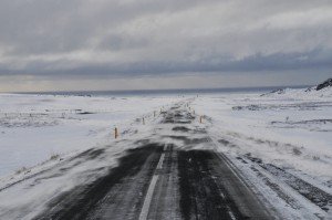 Isländische Straßenverhältnisse