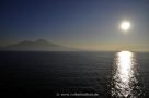 Rückfahrt nach Neapel - Sonnenaufgang und Vesuv