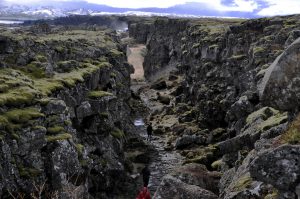 Almannagjá - kontinentaler Grabenbruch zwischen Eurasien und Nordamerika (Þingvellir)