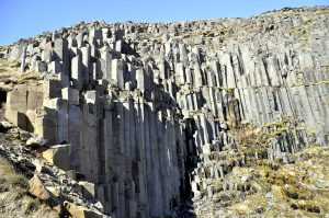 Basaltsäulen im Seljavellir