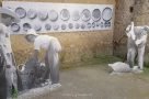 Ausstellung in den Ruinen von Herculaneum