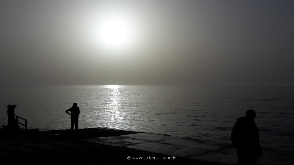 Stromboli - Morgenstimmung an der Mole