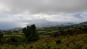 Blick von der Caldera Sete Cidades nach Osten