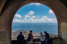 Blick auf den Golf von Neapel vom Castel Sant' Elmo