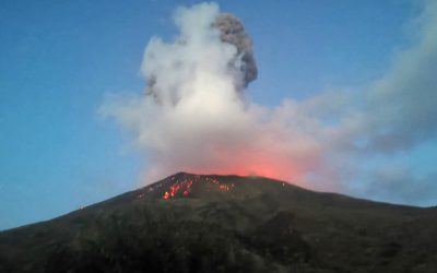 Größere Explosion auf Stromboli 19.07.2020