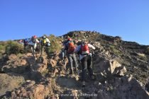 Alter Aufstiegsweg - leichte Kletterstelle