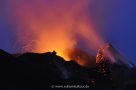 Der Nordostkrater des Stromboli im Juni 2017