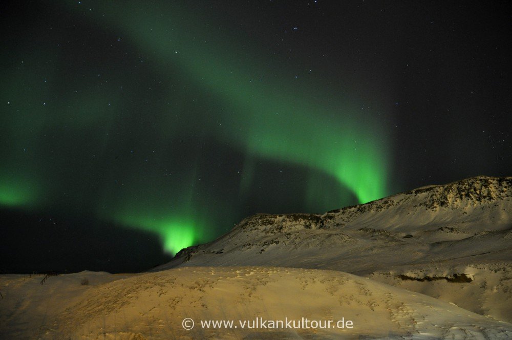 Polarlichter über Hveragerði