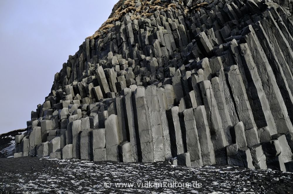 Basalsäulen am Reynisfjara