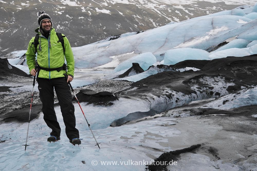 Auf dem Sólheimajökull