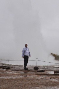 Uwe vor dem Strokkur