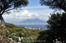 Blick vom Posillipo auf den Vesuv