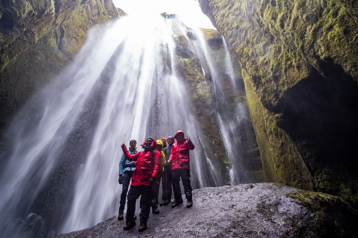 Island - Wasserfall Gljúfrabúi, Oktober 2021