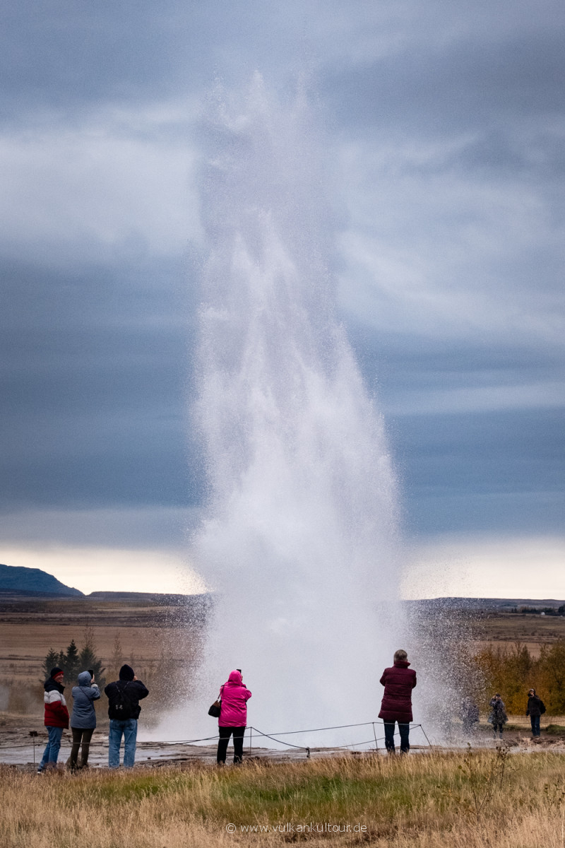 Geysir Strokkur / Island, Oktober 2022