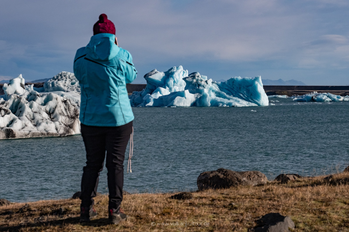 Eisberglagune in Island, Oktober 2022