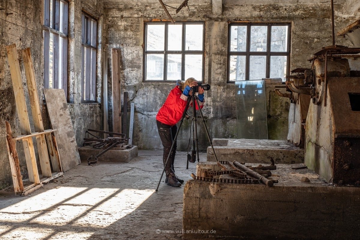 Fotoshooting in der alten Heringsfabrik