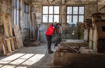Fotoshooting in der alten Heringsfabrik