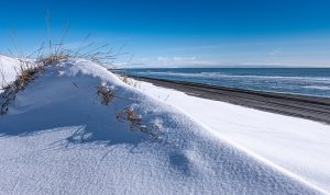 Wellen aus Schnee