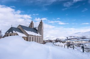 Blick über Akureyri