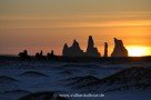 Reynisdrangar bei Vík í Mýrdal