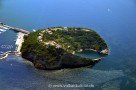 Landeanflug auf Neapel - Insel Nisida (Phlegräische Felder)