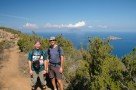 Panarea - Sergiy und Florian auf dem Punta del Corvo (© Sergiy Bondarenko)