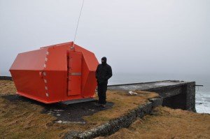 Rettungshütte für Schiffbrüchige