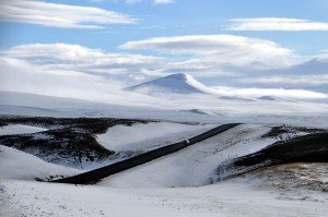 Straße #85 im Nordosten islands