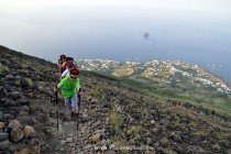 Stromboli - Aufstieg von San Vincenzo auf dem Liscione-Grat