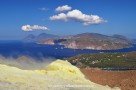 Vulcano Gran Cratere - Blick nach Lipari & Salina