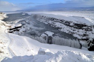 Gullfoss im Winter