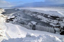 Gullfoss im Winter