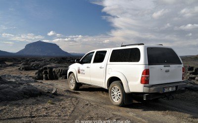 Mit dem Toyota Landcruiser durchs nördliche Hochland zur Herðubreið, der Königin der isländischen Berge