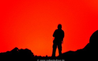 Silvester auf Stromboli - bizarre Stimmung in den Wolken