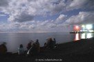 Jahreswechsel am Strand von Scari - in der Ferne die sizilianische Küste