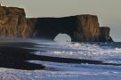 Unser langer Strand vor dem Dyrhólaey-Felsentor